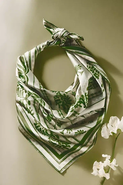 By Anthropologie Palm Printed Hair Scarves, Set Of 2