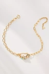 By Anthropologie Paperclip Bar Charm Necklace
