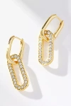 By Anthropologie Paperclip Drop Earrings In Gold