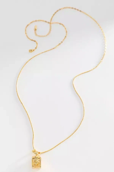 By Anthropologie Parcel Pendant Necklace In Gold