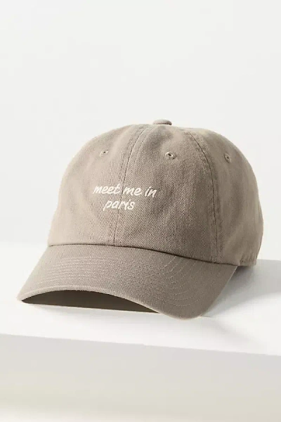 By Anthropologie Paris Baseball Cap In Green