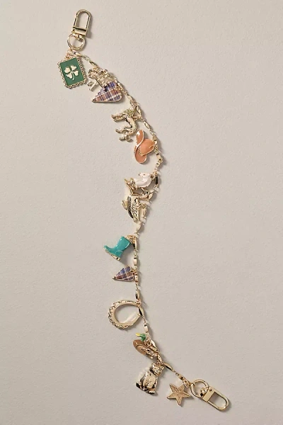 By Anthropologie Party Bag Charm In Green