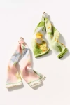 By Anthropologie Patterned Hair Scarves, Set Of 2 In Pink
