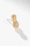 By Anthropologie Pavé Bubble Letter Monogram Earrings In Multicolor