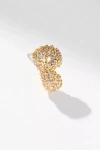 By Anthropologie Pavé Bubble Letter Monogram Earrings In Multicolor