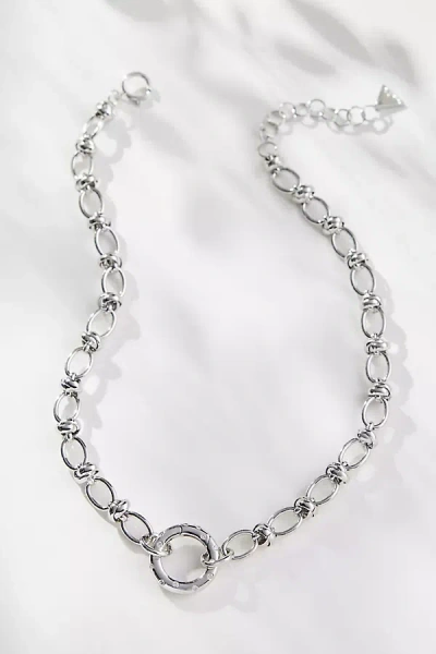 By Anthropologie Pavé Circle Clasp Necklace