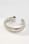 BY ANTHROPOLOGIE PAVÉ RIBBED CUFF BRACELET