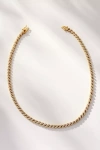 By Anthropologie Pavé Rope Necklace In Gold