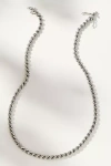 By Anthropologie Pavé Rope Necklace In Silver