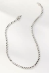 By Anthropologie Pavé Rope Necklace In Metallic