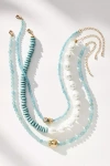 By Anthropologie Pearl Beaded Necklaces, Set Of 3