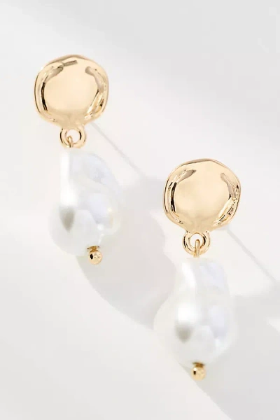 By Anthropologie Pearl Drop Earrings