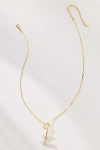 By Anthropologie Pearl Lariat Slider Necklace