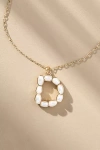 By Anthropologie Pearl Monogram Chain Necklace In Alphabet