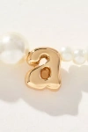 By Anthropologie Pearl Monogram Necklace