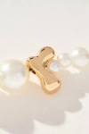 By Anthropologie Pearl Monogram Necklace