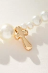 By Anthropologie Pearl Monogram Necklace