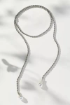 By Anthropologie Pearl Pendant Wrap Necklace In Silver