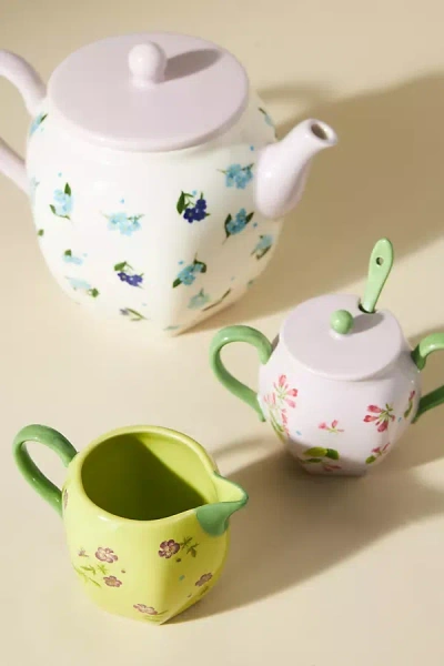 By Anthropologie Pia Teapot In Pink