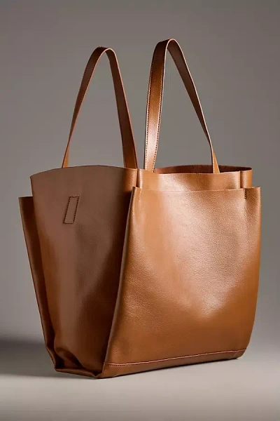 By Anthropologie Pocket Tote Bag In Sand