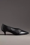 By Anthropologie Pointed-toe Kitten-heel Pumps In Black