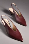 By Anthropologie Pointed-toe Slingback Pumps In Purple