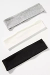 By Anthropologie Pointelle Jersey Stretch Headbands, Set Of 3