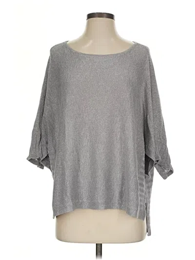 Pre-owned By Anthropologie Poncho In Gray