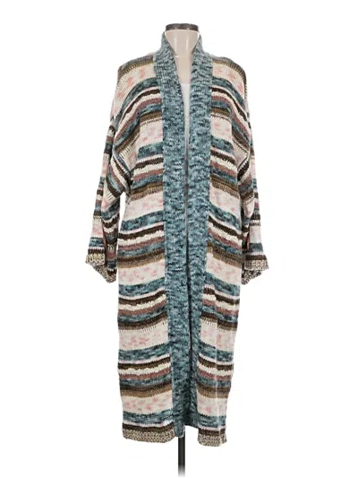 Pre-owned By Anthropologie Poncho In Teal