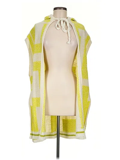 Pre-owned By Anthropologie Poncho In Yellow