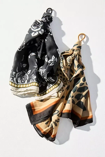 By Anthropologie Printed Hair Scarf In Multi