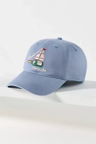 By Anthropologie Provincetown Baseball Cap In Blue