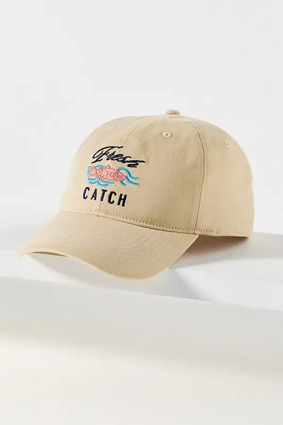 By Anthropologie Provincetown Baseball Cap In Neutral