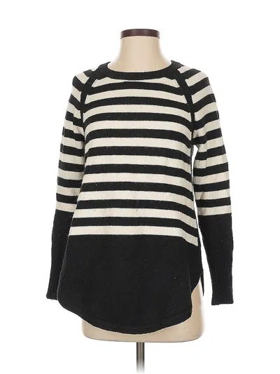 Pre-owned By Anthropologie Pullover Sweater In Black