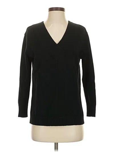 Pre-owned By Anthropologie Pullover Sweater In Black