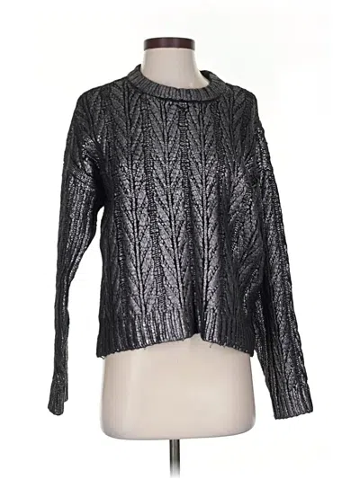 Pre-owned By Anthropologie Pullover Sweater In Black