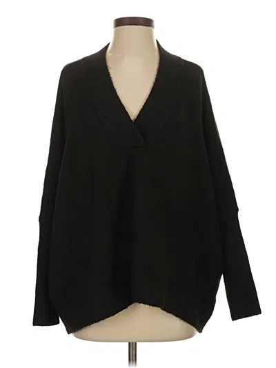 Pre-owned By Anthropologie Pullover Sweater In Black