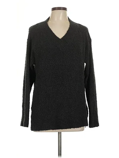 Pre-owned By Anthropologie Pullover Sweater In Black