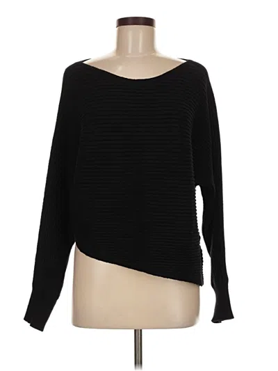 Pre-owned By Anthropologie Pullover Sweater In Black