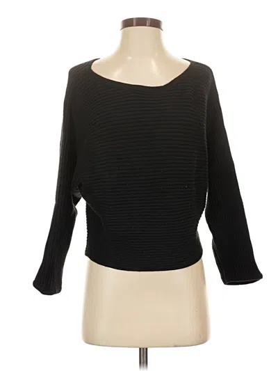 Pre-owned By Anthropologie Pullover Sweater In Black
