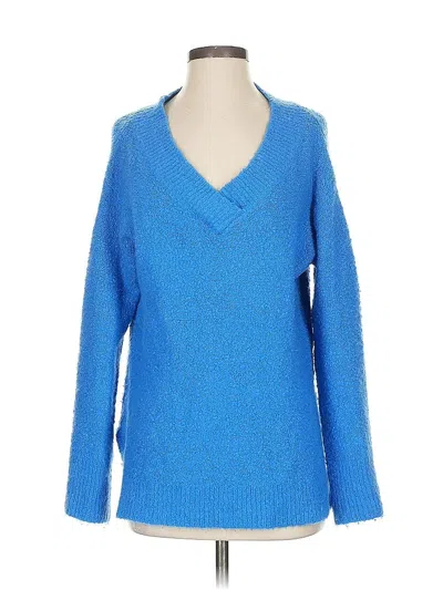 Pre-owned By Anthropologie Pullover Sweater In Blue