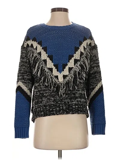 Pre-owned By Anthropologie Pullover Sweater In Blue