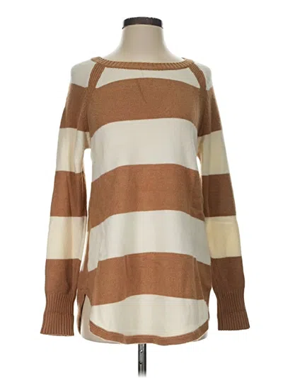 Pre-owned By Anthropologie Pullover Sweater In Brown