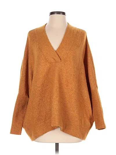 Pre-owned By Anthropologie Pullover Sweater In Brown