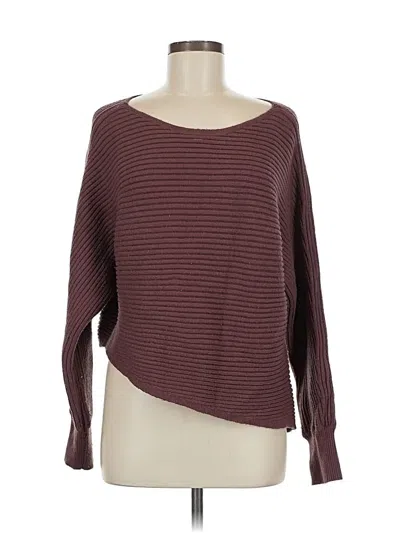 Pre-owned By Anthropologie Pullover Sweater In Burgundy