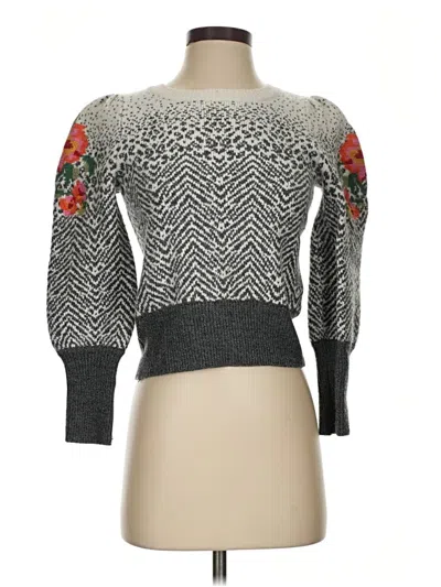Pre-owned By Anthropologie Pullover Sweater In Gray