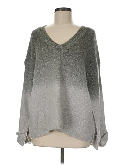 Pre-owned By Anthropologie Pullover Sweater In Gray