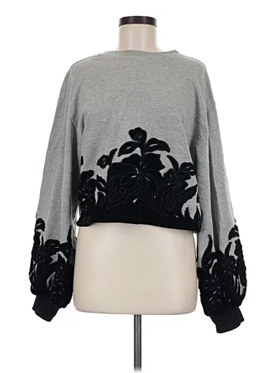 Pre-owned By Anthropologie Pullover Sweater In Gray