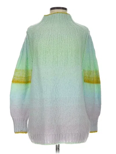 Pre-owned By Anthropologie Pullover Sweater In Green