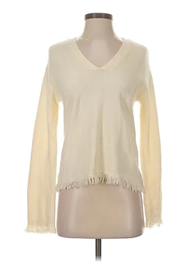 Pre-owned By Anthropologie Pullover Sweater In Ivory